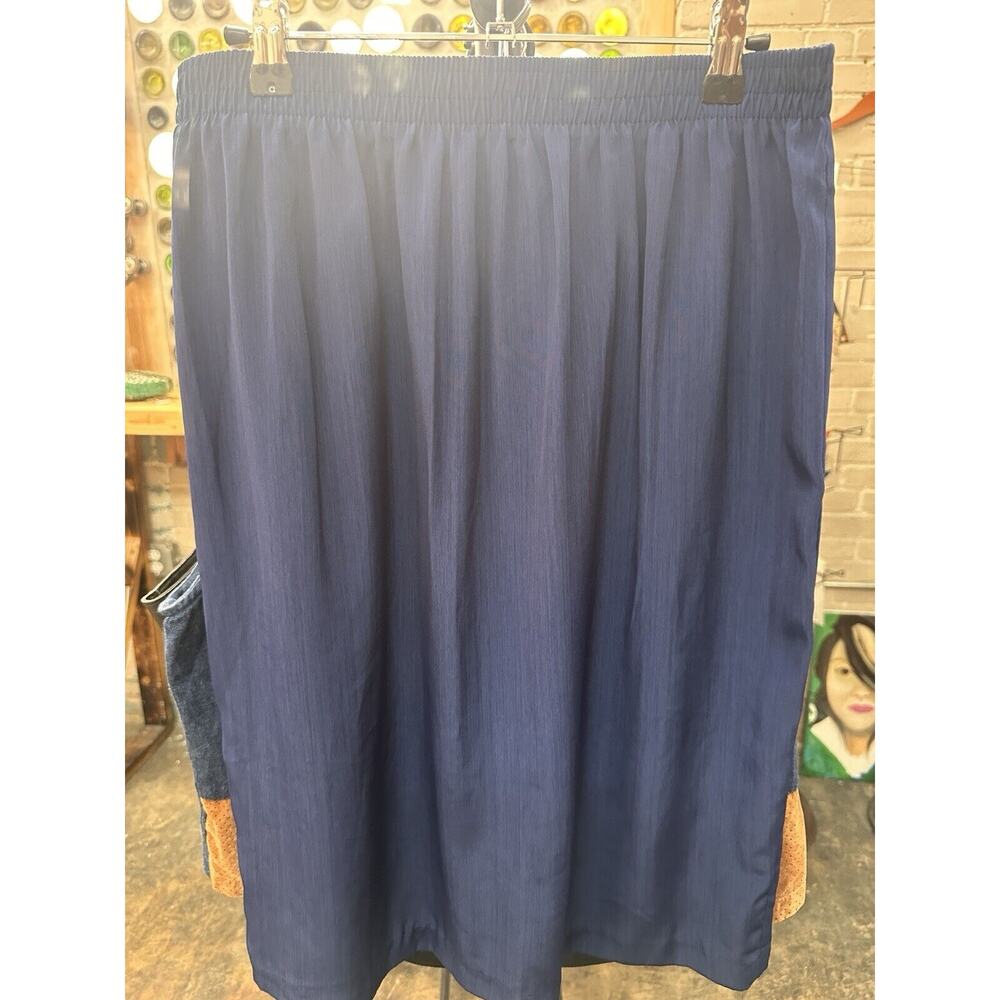 Vintage 80s Flowy S.G. Sport Women's Skirt Blue Size M